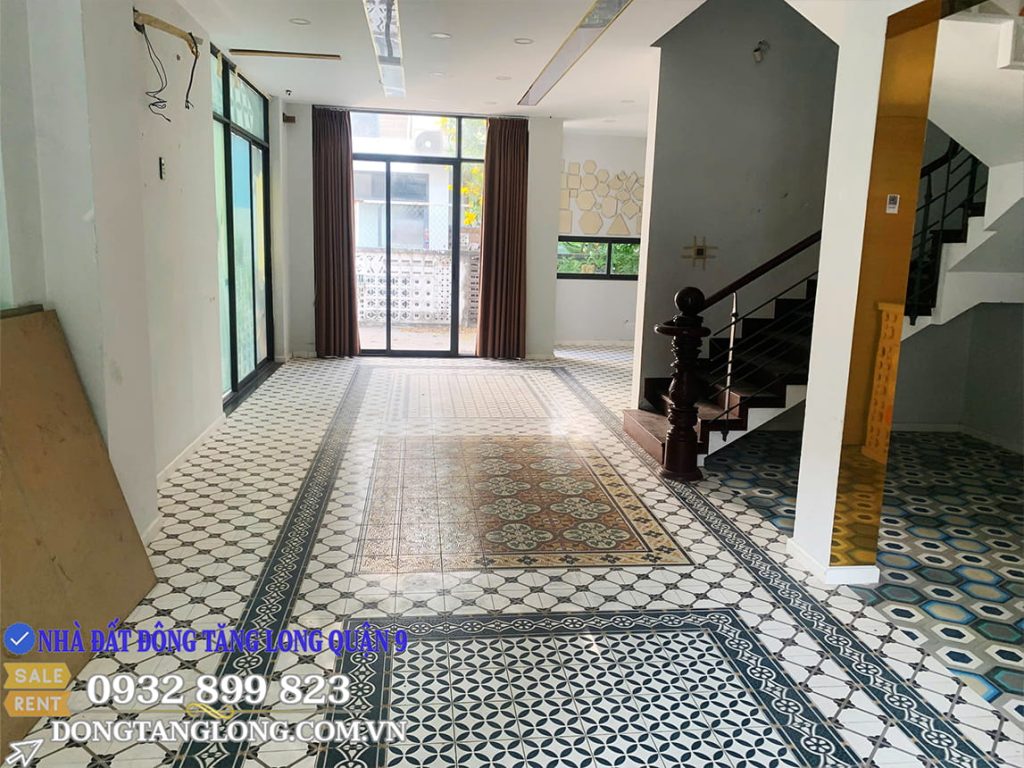 Phòng khách nhà vườn 34 Đường B1 Đông Tăng Long
